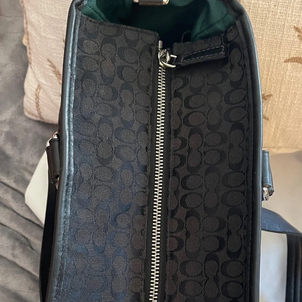 Coach Vintage Black Coach Diaper Bag or Large Work Bag Gorgeous Condition